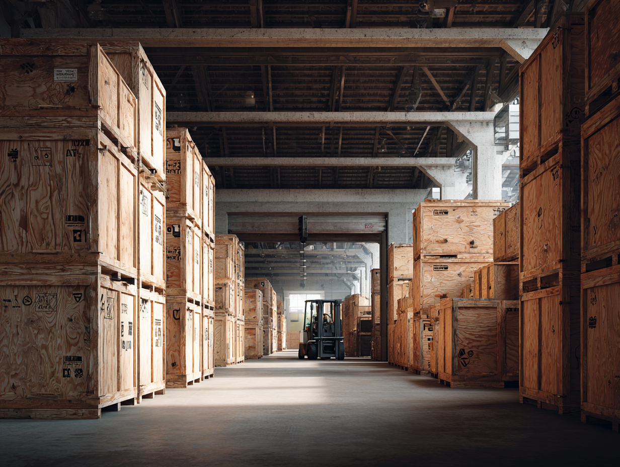 Custom wood crating project